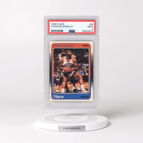 1988 Fleer #85 Charles Barkley (PSA 9 MINT)