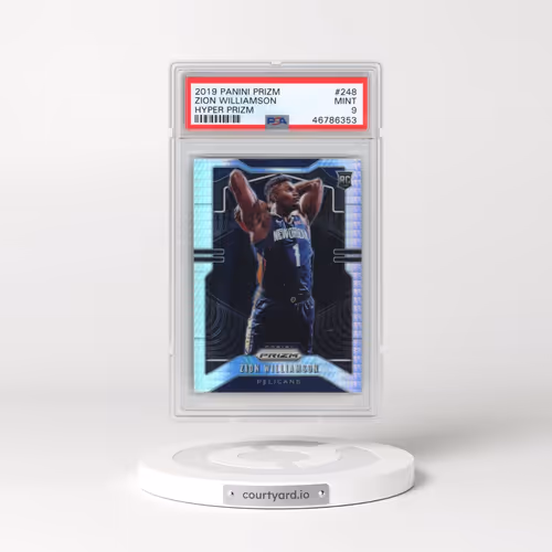2019 Panini Prizm #248 Zion Williamson - Hyper Prizm (PSA 9 MINT)