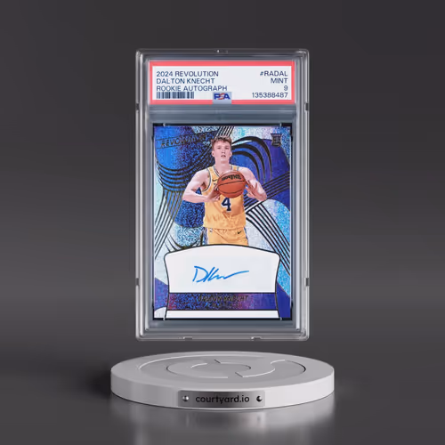 2024 Panini Revolution Rookie Autographs #RADAL Dalton Knecht (PSA 9 MINT)