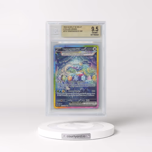 2024 Stellar Crown - SCR EN #170 Terapagos ex - Special Illustration Rare (BGS 9.5 GEM MINT)