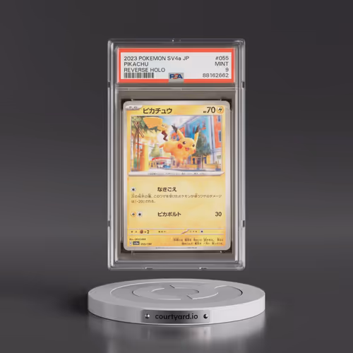 2023 Pokémon Sv4a-Shiny Treasure EX #055 Pikachu - Reverse Holo (PSA 9 MINT)