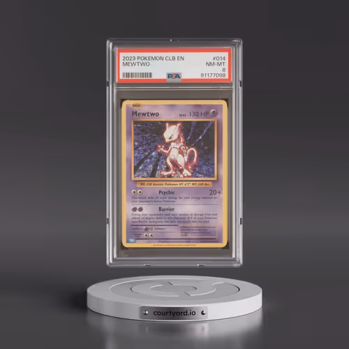 2023 Pokémon Clb-Trading Card Game Classic Blastoise & Suicune EX Deck #014 Mewtwo (PSA 8 NM-MT)