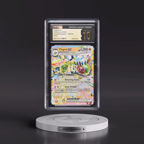 2024 Pokémon Ssp EN-Surging Sparks #106 Flygon EX - Holo (CGC 10 PRISTINE)