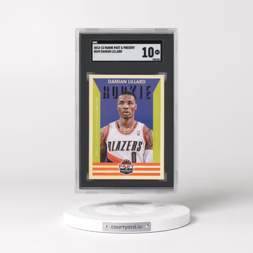 2012 Panini Past & Present #249 Damian Lillard (SGC 10 GEM MINT)