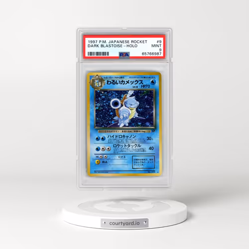 1997 Pokémon Rocket #9 Dark Blastoise - Holo (PSA 9 MINT)