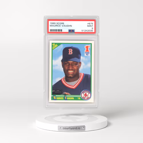 1990 Score #675 Maurice Vaughn (PSA 9 MINT)