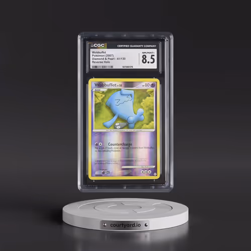 2007 Diamond & Pearl #41/130 Wobbuffet - Reverse Holo (CGC 8.5 NM-MT+)