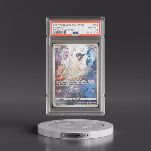 2022 Pokémon Sword & Shield Vstar Universe #183 Mew - Full Art (PSA 10 GEM MINT)