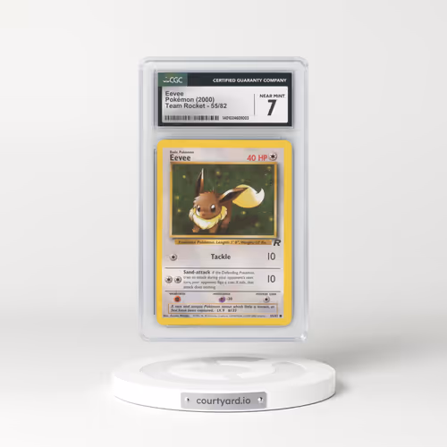 2000 Team Rocket #55 Eevee (CGC 7 NM)