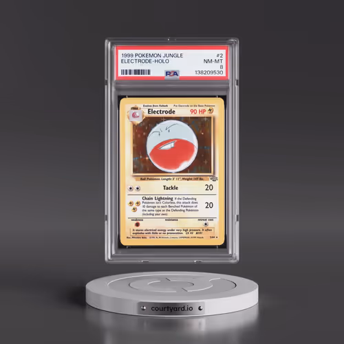 1999 Pokémon Jungle #2 Electrode - Holo (PSA 8 NM-MT)