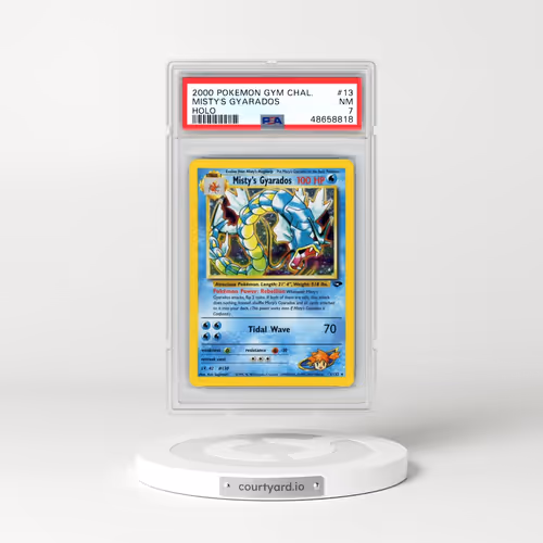 2000 Pokémon Gym Challenge #13 Misty's Gyarados - Holo (PSA 7 NM)
