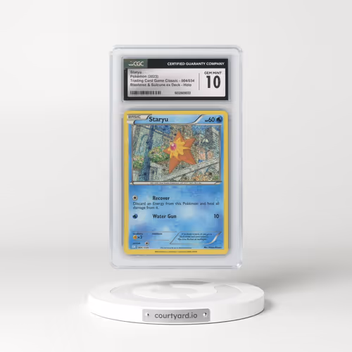 2023 Trading Card Game Classic - CLV, CLC, CLB #004/034 Staryu - Blastoise & Suicune ex Deck - C