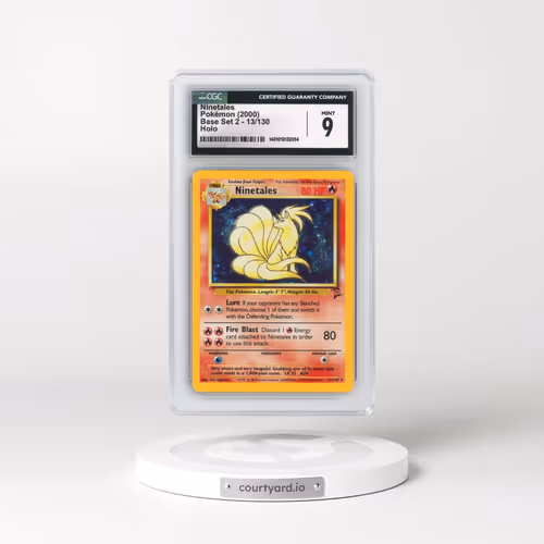 2000 Base Set 2 #13/130 Ninetales - Holo (CGC 9 MINT)