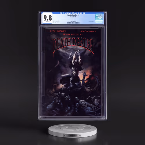 Death Dealer #1 CGC 9.8 White Pages (Verotik, 7/95) - Universal