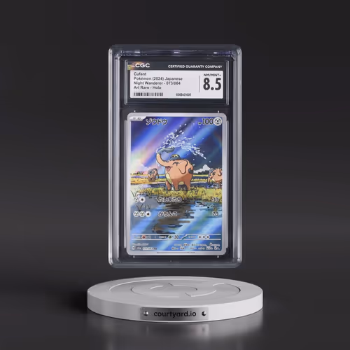 2024 Pokémon Sv6a-Night Wanderer #073 Cufant - Art Rare (CGC 8.5 NM-MT+)