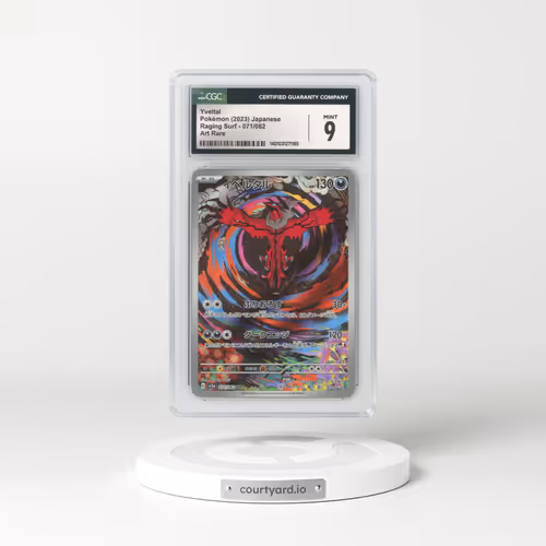 2023 Japanese Raging Surf #71 Yveltal - Full Art Holo (CGC 9 MINT)