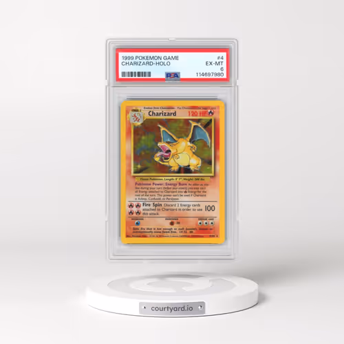 1999 Pokémon Game #4 Charizard - Holo (PSA 6 EX-MT)
