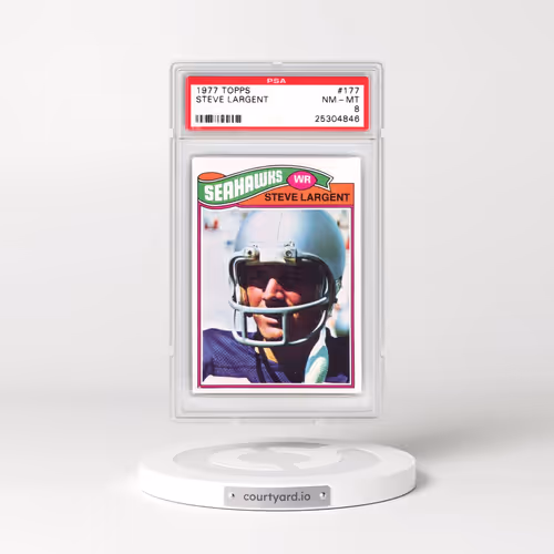 1977 Topps #177 Steve Largent (PSA 8 NM-MT)