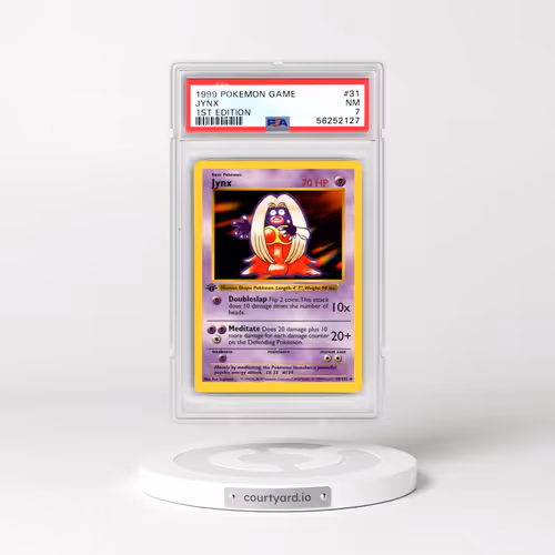 1999 Pokémon Game #31 Jynx - 1st Edition (PSA 7 NM)
