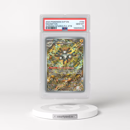 2024 Pokémon Svp EN-SV Black Star Promo #159 Magneton - Surging Sparks Pokemon Center Elite Trainer