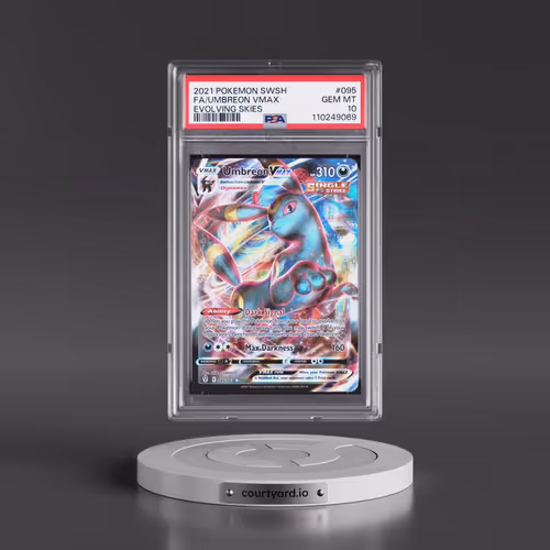 2021 Pokémon Sword & Shield Evolving Skies #095 Umbreon Vmax - Full Art (PSA 10 GEM MINT)