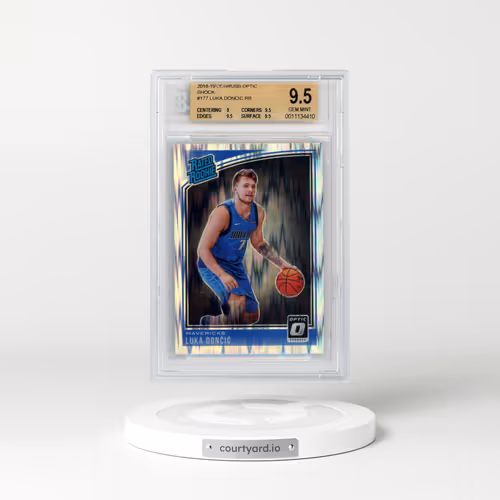 2018 Panini Donruss Optic #177 Luka Doncic - Shock (BGS 9.5 GEM MINT)