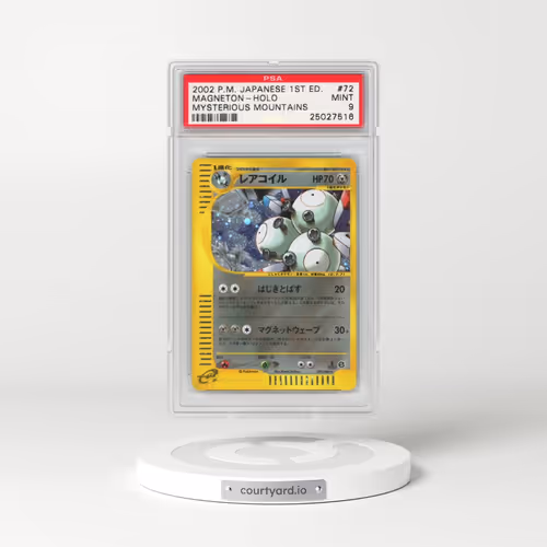 2002 Pokémon Mysterious Mountains #072 Magneton - 1st Edition Holo (PSA 9 MINT)