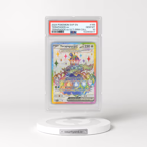 2024 Pokémon Svp EN-SV Black Star Promo #165 Terapagos EX - Holo Terapagos EX Ultra-Premium Collection (PSA 10 GEM MINT)