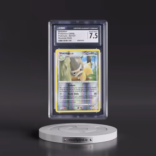 2009 Platinum #62/127 Shieldon - Reverse Holo (CGC 7.5 NM+)