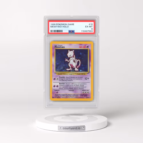 1999 Pokémon Game #10 Mewtwo - Holo (PSA 6 EX-MT)