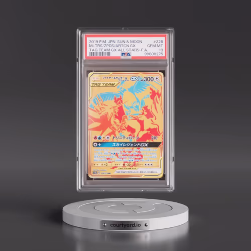 2019 Pokémon Sun & Moon Tag Team GX All Stars #226 Moltres & Zapdos & Articuno GX - Holo Full Art (P