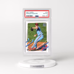 2021 Topps #244 Spencer Howard (PSA 10 GEM MINT)