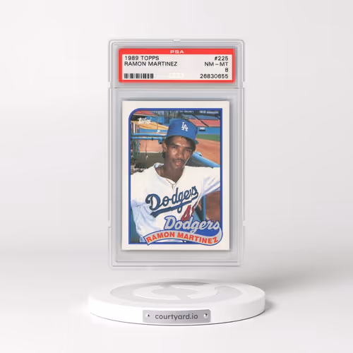 1989 Topps #225 Ramon Martinez (PSA 8 NM-MT)