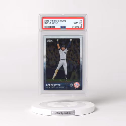 2015 Topps Chrome #1 Derek Jeter (PSA 10 GEM MINT)