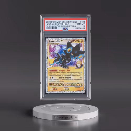 2021 Pokémon Celebrations Classic Collection #109 Luxray GL LV.X - Holo (PSA 10 GEM MINT)