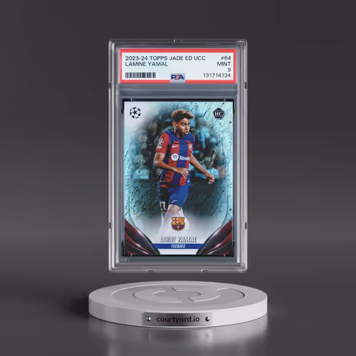 2023-24 Topps Jade Edition UEFA Club Competitions #64 Lamine Yamal (PSA 9 MINT)