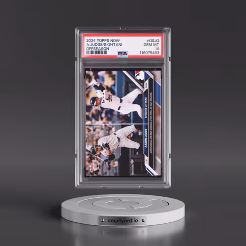 2024 Topps Now Offseason #OSJO Aaron Judge/Shohei Ohtani (PSA 10 GEM MINT)