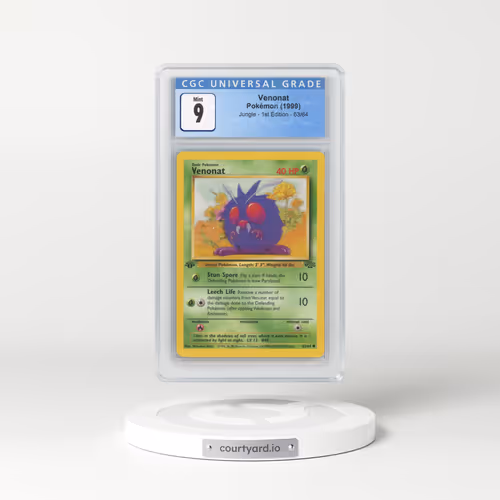 1999 Jungle #63/64 Venonat - 1st Edition 1st Edition (CGC 9 MINT)