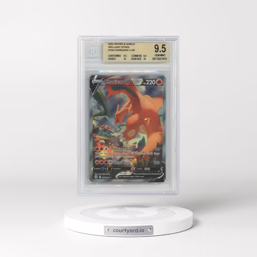 2022 Brilliant Stars #154 Charizard V - Holo (BGS 9.5 GEM MINT)