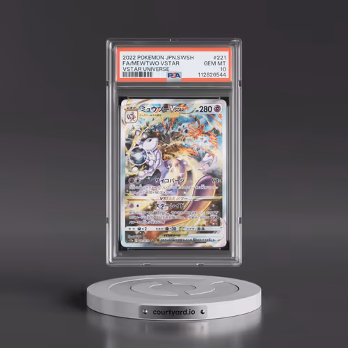 2022 Pokémon Sword & Shield Vstar Universe #221 Mewtwo Vstar - Full Art (PSA 10 GEM MINT)