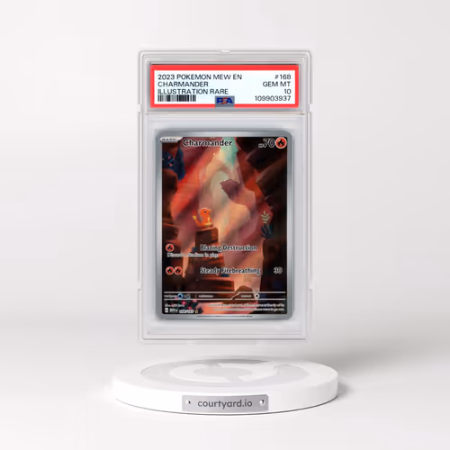 2023 Pokémon Mew EN-151 #168 Charmander - Illustration Rare (PSA 10 GEM MINT)