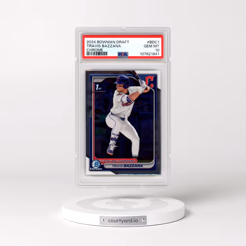 2024 Bowman Draft #BDC1 Travis Bazzana - Chrome (PSA 10 GEM MINT)