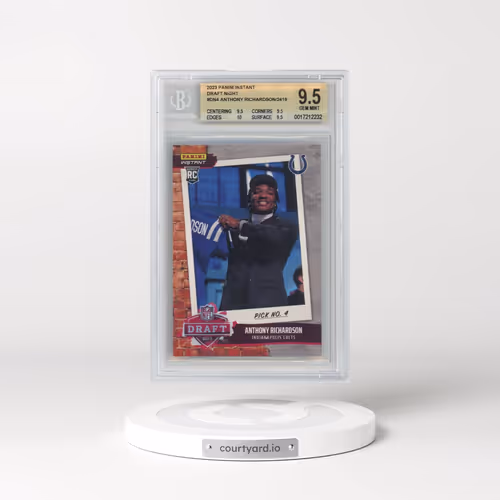 2023 Panini Instant NFL Draft Night #DN4 Anthony Richardson (BGS 9.5 GEM MINT)