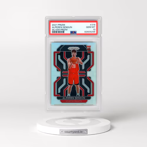 2021 Panini Prizm #318 Alperen Sengun - Silver Prizm (PSA 10 GEM MINT)