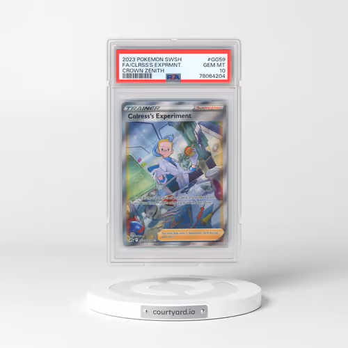 2023 Pokémon Sword and Shield Crown Zenith #GG59 Colress's Experiment - Full Art (PSA 10 GEM MINT)