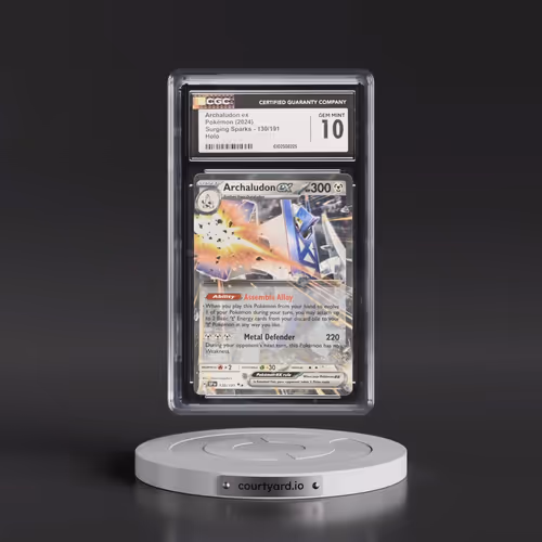 2024 Surging Sparks - SSP EN #130/191 Archaludon ex - Holo (CGC 10 GEM MINT)