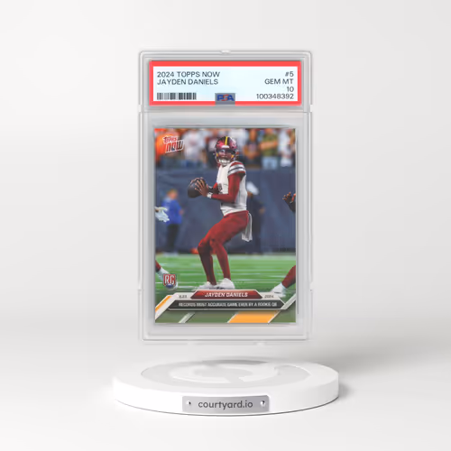 2024 Topps Now #5 Jayden Daniels (PSA 10 GEM MINT)