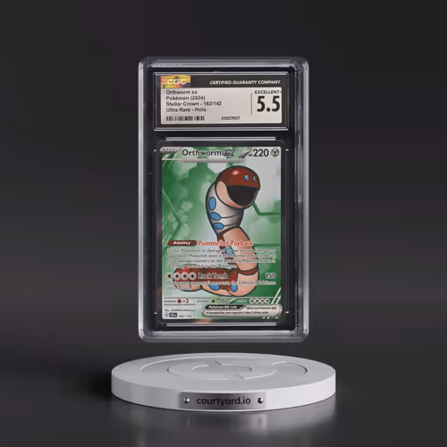 2024 Stellar Crown - SCR EN #162/142 Orthworm ex - Ultra Rare Holo (CGC 5.5 EX+)