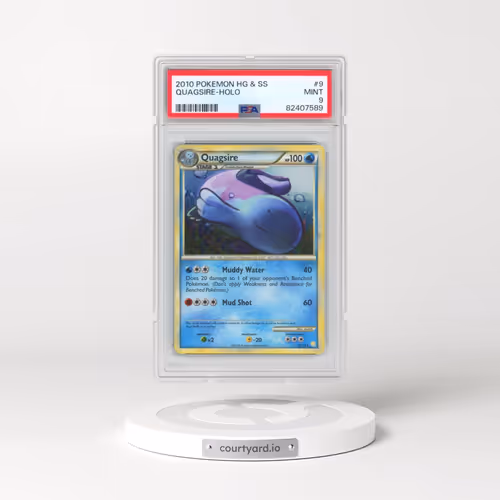 2010 Pokémon Heartgold & Soulsilver #9 Quagsire - Holo (PSA 9 MINT)