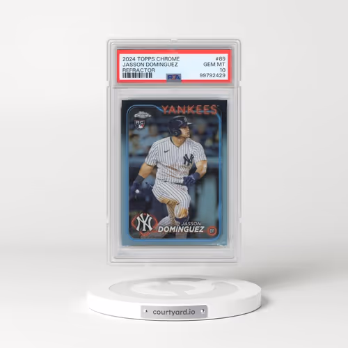 2024 Topps Chrome #89 Jasson Dominguez - Refractor (PSA 10 GEM MINT)